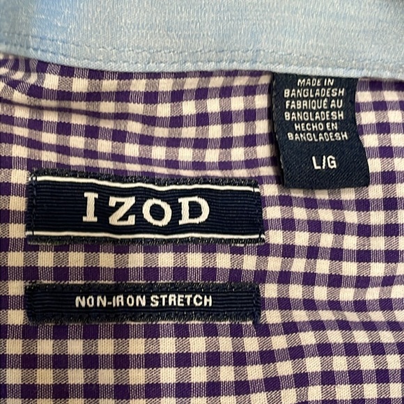 Izod Men’s Long Sleeve Button Down Shirts (Bundle of 3) Large - Picture 16 of 17